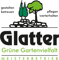 Glatter Grüne Gartenvielfalt Logo